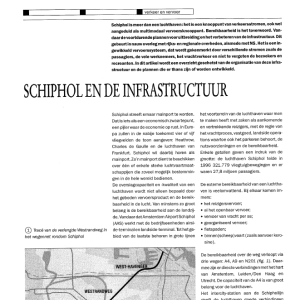 Schiphol en de infrastructuur