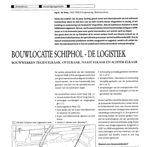 Bouwlocatie Schiphol - de logistiek