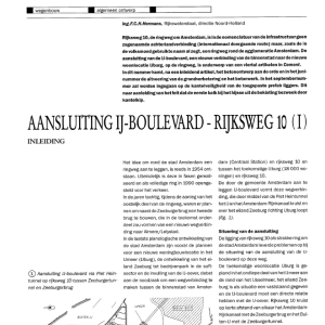 Aansluiting IJ-Boulevard-RW 10 (I en II)