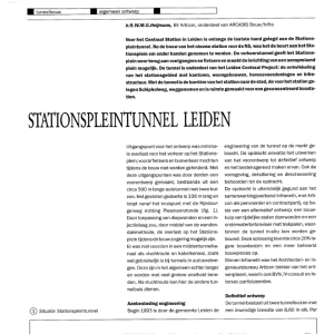 Stationspleintunnel Leiden