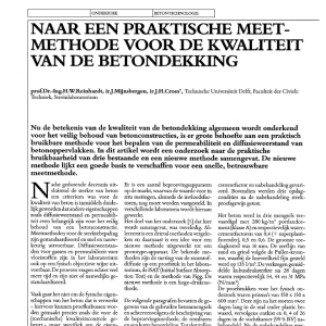 Naar een praktische meetmethode voor de kwaliteit van
