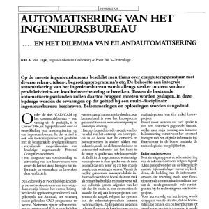 Automatisering van het ingenieursbureau