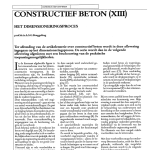 Constructief beton (XIII)