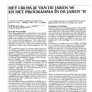 Het cross-je van de jaren '60 en het programma in de