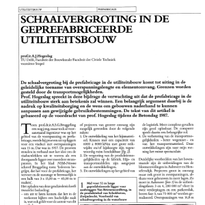 Schaalvergroting in de geprefabriceerde utiliteitsbou