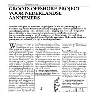 Groots offshore project voor Nederlandse aannemers