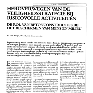 Heroverwegen van de veiligheidsstrategie bij risicov