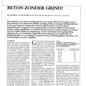 Beton zonder grind