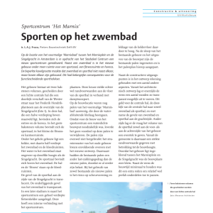 Sporten op het zwembad
