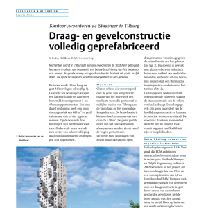 Stadsheer - Draag- en gevelconstructie volledig geprefabriceerd