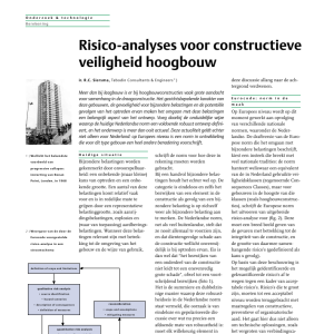 Risico-analyses voor constructieve veiligheid hoogbouw