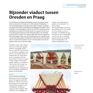 Bijzonder viaduct tussen Dresden en Praag