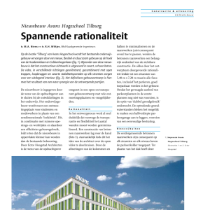 Nieuwbouw Avans hogeschool Tilburg