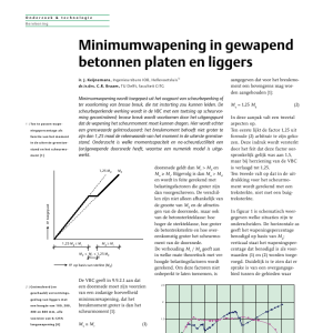 Minimumwapening in gewapend betonnen platen en liggers