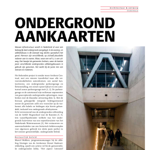 Ondergrond aankaarten