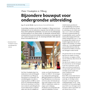 Bijzondere bouwput voor ondergrondse uitbreiding