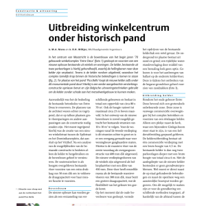 Uitbreiding winkelcentrum onder historisch pand