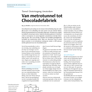 Van metrotunnel tot Chocoladefabriek