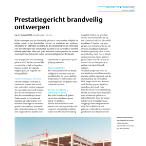 Prestatiegericht brandveilig ontwerpen