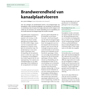 Brandwerendheid van kanaalplaatvloeren