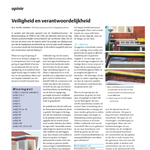 Veiligheid en verantwoordelijkheid