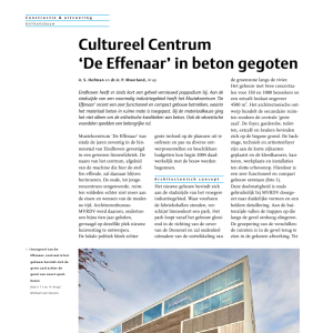 Cultureel Centrum De Effenaar in beton gegoten