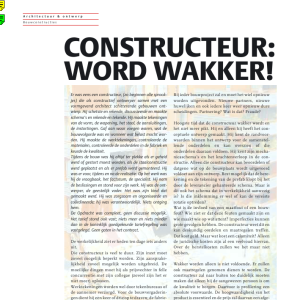 Constructeur: word wakker!