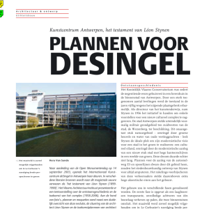 Plannen voor Desingel