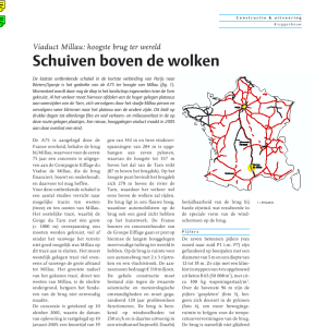 Schuiven boven de wolken