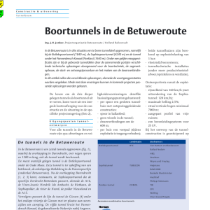 Boortunnels in de Betuweroute