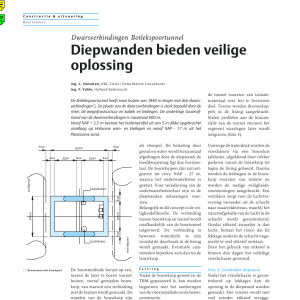 Diepwanden bieden veilige oplossing