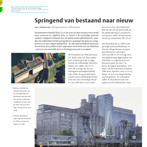 Springend van bestaand naar nieuw