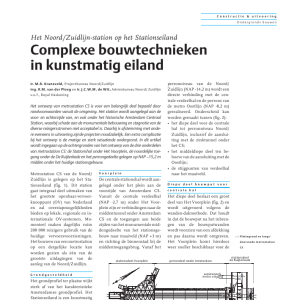 Complexe bouwtechnieken in kunstmatig eiland