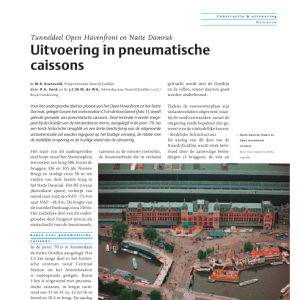 Uitvoering in pneumatische caissons