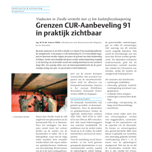 Grenzen CUR-Aanbeveling 91 in praktijk zichtbaar