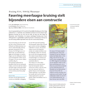 Fasering meerlaagse kruising stelt bijzondere eisen aan constructie