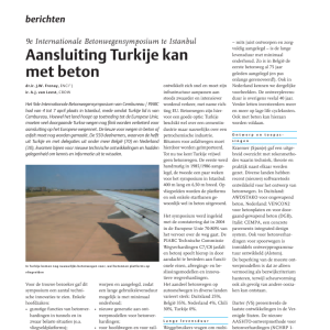 Aansluiting Turkije kan met beton