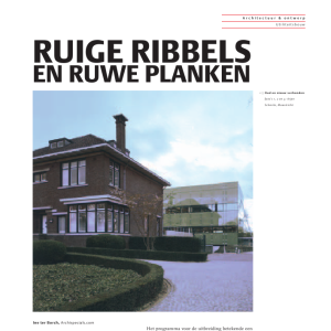 Ruige ribbels en ruwe planken