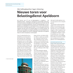 Nieuwe toren voor Belastingdienst Apeldoorn