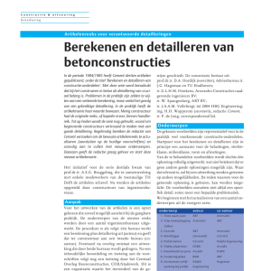 Berekenen en detailleren van betonconstructies