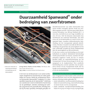 Duurzaamheid Spanwand onder bedreiging van zwerfstromen