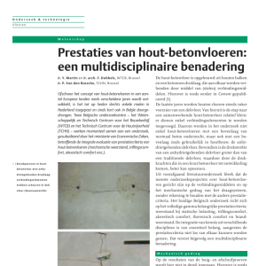 Prestaties van hout-betonvloeren-een multidisciplinaire benadering