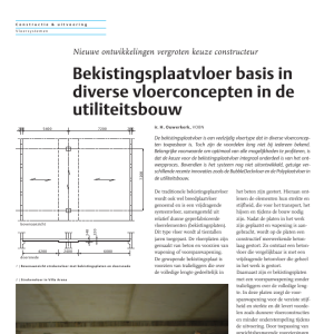Bekistingsplaatvloer basis in diverse vloerconcepten in de utiliteitsbouw