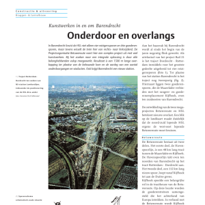 Onderdoor en overlangs - Kunstwerken in en om Barendrecht