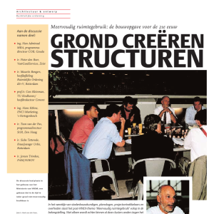 Grond creëren door structuren te bouwen