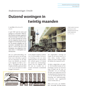 Duizend woningen in twintig maanden