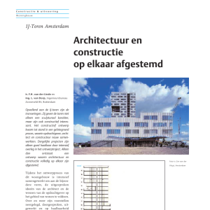 Architectuur en constructie op elkaar afgestemd