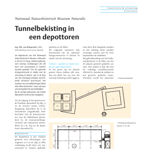 Tunnelbekisting in een depottoren