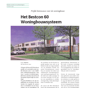 Het Bestcon 60 Woningbouwsysteem
