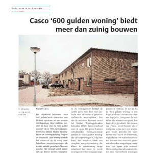 Casco 600 gulden woning biedt meer dan zuinig bouwen